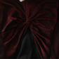 Deep red halter-neck backless fitted waist sexy bodycon long ball gown R6759