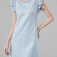 French dress new summer style temperament slimming high-end short sleeveless skirt R4302