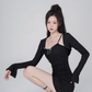 Pure desire style sexy hot girl dress suit black suspenders hip skirt women R4182