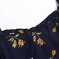 2025 Summer New French Retro Floral Beach Seaside Holiday Suspender Dress R0932