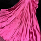 Rose pink strapless sequined sexy fitted long ball gown R7001