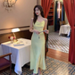 High-grade silk suspender dress 2025 new women's slim fit base acetate vest long skirt R0996