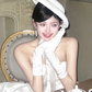 Gloves satin long white girls bride wedding dress birthday atmosphere     S6232