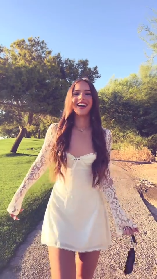 White slim waist lace sleeves A-line short skirt homecoming dress R5611