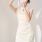 Niche design dress new summer high-end French temperament slimming Chinese style skirt R4219