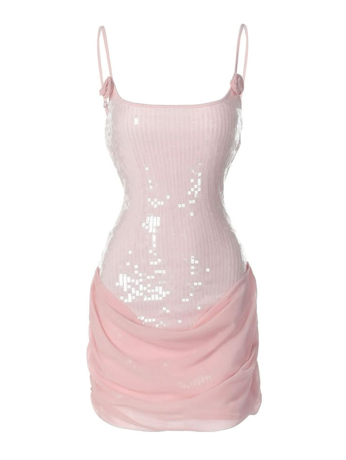 Silky Slim Women's Homecoming Dress Blush Pink Corset Short Prom Dress Party Dress RS2687
