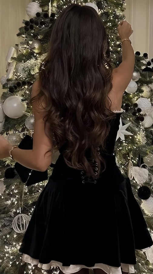 Silky Minimalist Women's Homecoming Dress Black Corset Short Prom Dress Cocktail Dress RS2624