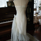 Bohemian White Sheath Spaghetti Straps Polka Dots Tulle Maxi Prom Dress Evening Dress RS516