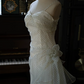 Bohemian White Sheath Spaghetti Straps Polka Dots Tulle Maxi Prom Dress Evening Dress RS516