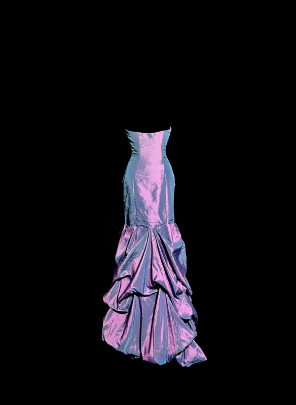 High-end purple strapless fitted waist slim-fitting ball gown with a full skirt R6684