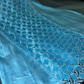 Blue strapless rhinestone-embellished fitted mermaid long ball gown R6404