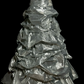 Silver strapless fitted waist slim-fitting ball gown with a full skirt R6644