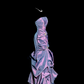High-end purple strapless fitted waist slim-fitting ball gown with a full skirt R6684
