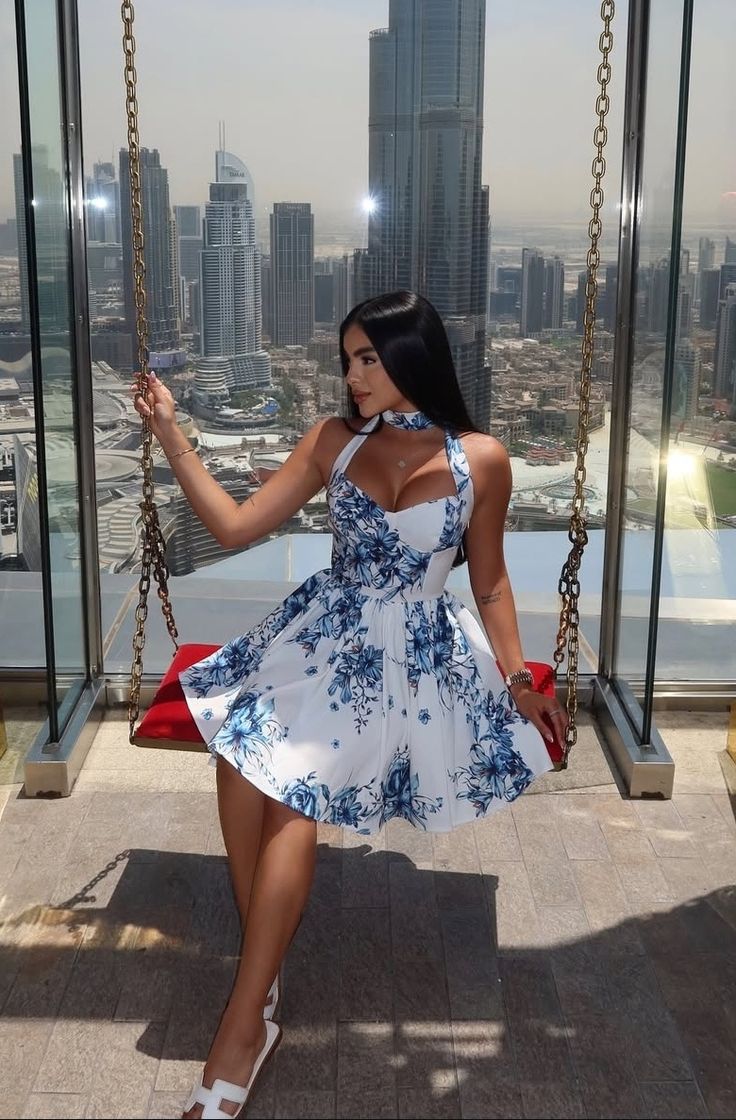 White bottom suspenders low cut sexy waist slim short skirt homecoming dress R3571