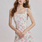 French floral suspender skirt short dress summer wear short skirt high-end small skirt for women R3485