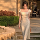 Summer Women Bodycon Elegant Midi Dresses Wedding Evening Birthday Gown       S5404