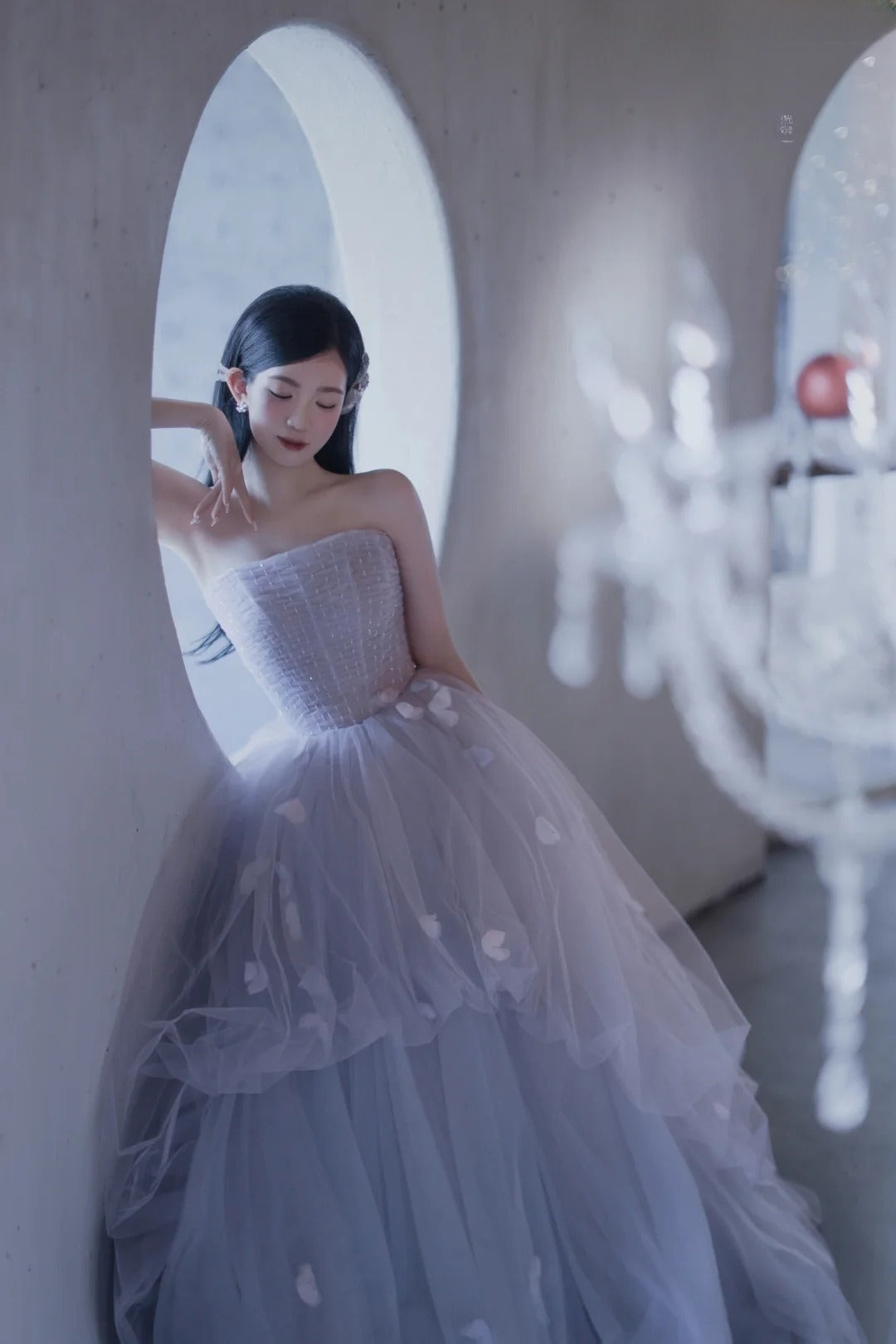 Elegant Tulle Party Dress Prom Dresses For Women Evening Gowns     S3101