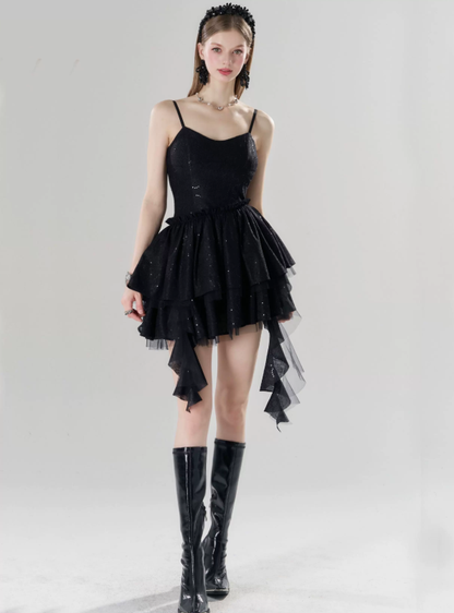 Sweet Style Summer Dress with Lace Design and Comfortable Elastic Waist R9211