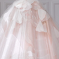 Pink Tube Top Fitted-Waist Cute and Sexy Puffy Hem Ball Gown Bridal Gown R5889