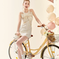 Cream Halter Neck Lace Mini Dress With Large Bow Detail And Floral Embroidery R9292