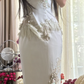 Light mint green halter-neck fitted bodycon sexy prom dress R7754