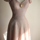 Light pink off-shoulder fitted long ball gown R6688