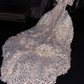 White lace floral sequined fitted long ball gown/bridal dress R8764