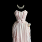 Light pink strapless fitted waist elegant long ball gown R6648