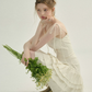 Cream White Tiered Ruffle Mini Dress Women With Tie Straps And Bow Detail R9487