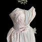 Light pink strapless fitted waist elegant long ball gown R6648