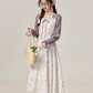 Temperament gentle style floral dress 2025 new spring super beautiful dress R1907