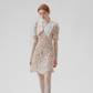 French skirt doll collar mini skirt floral skirt sweet short dress female new style R3559