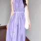 Sleeveless dress 2025 new style super beautiful niche design high-end long skirt R0720