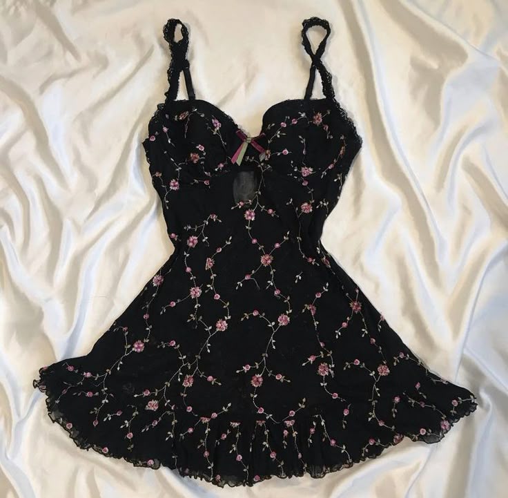 Black suspender low-cut sexy print cute waist mini skirt homecoming dress R2634