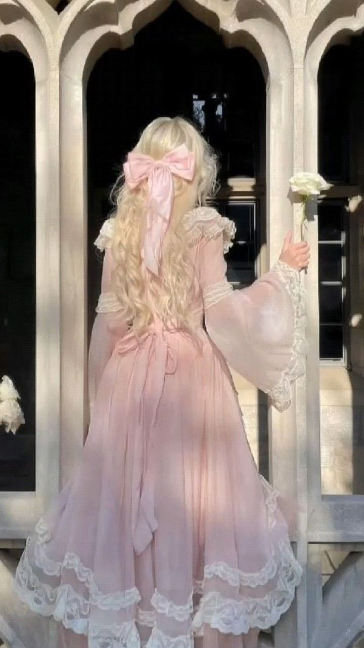 Girlish Lace Trim Women's Prom Gown Blush Pink Corset Maxi Evening Dress Birthday Dress — Fall Outfit 2026 New RS3157