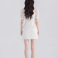 New Chinese style dress women's slim short skirt new style high waist baby collar skirt R4464