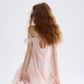Morning Dew Garden Halter Neck Dress Ruffled Suspender Skirt Holiday Outfit Short Skirt Women Summer R3423