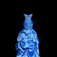 Blue strapless fitted waist slim-fitting ball gown with a full skirt R6645