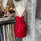 Red halter-neck, fitted, bodycon mini dress, prom dress R6364