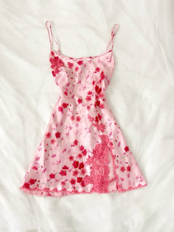 Pink printed suspenders waist slim fit floral short dress homecoming dress R2633