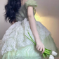 Tea break French first love sweet forest style princess dress small dress R1661