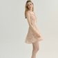 French floral dress fairy dress holiday short dress suspender dress R2769
