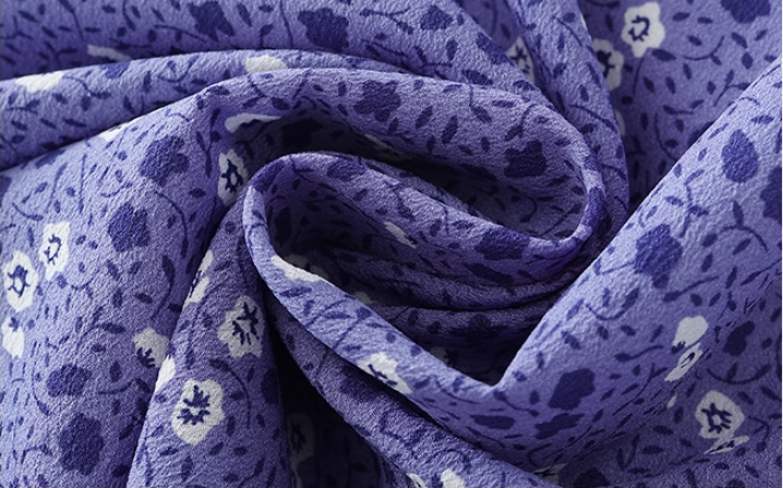 French long purple 2025 summer new temperament sling floral dress R2644