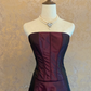 Deep Purple Strapless Waist-Cinched Long Ball Gown & Bridal Gown R7401