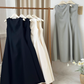 Long skirt thin material suit skirt slim temperament long solid color dress R2091