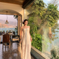 Gentle style suspender dress 2025 new style waist temperament long skirt R0591
