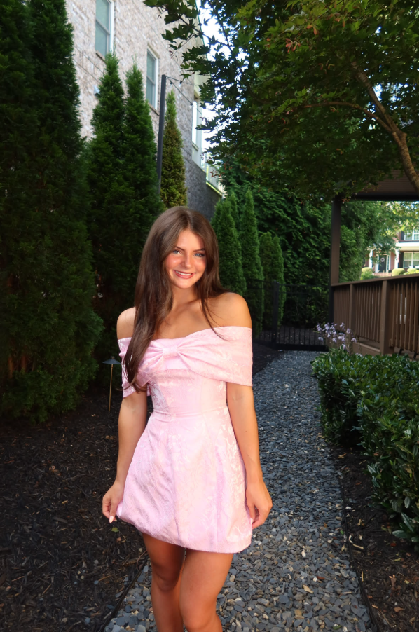 Sweet Bateau Women's Homecoming Dress Pink Corset Short Prom Dress Birthday Dress RS2707