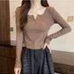 Designed square neck for women top     S3419