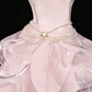 Dreamy Satin Puffy Women's Homecoming Dress Blush Pink Corset Short Prom Dress Birthday Dress RS2745