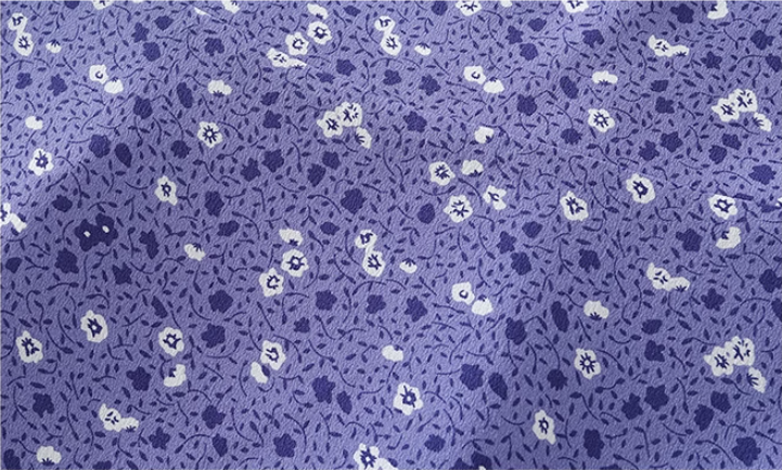 French long purple 2025 summer new temperament sling floral dress R2644